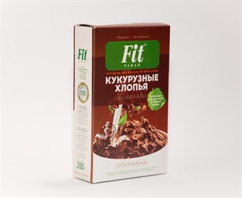 Хлопья кукурузные с шоколадом, 200г, ФитПарад фп22 - фото 14594