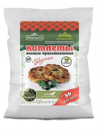 Смесь котлетная чечевичная, 500г, Вкусное дело вкд24