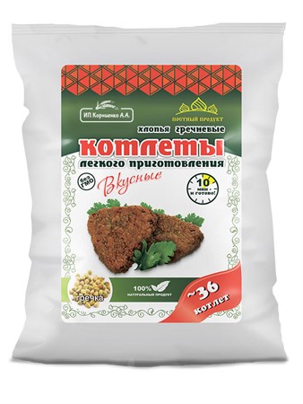 Смесь котлетная гречневая, 500г, Вкусное дело вкд21 - фото 14969