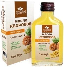 Масло кедровое, 100мл, Кладовая здоровья актр7 - фото 15124