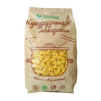 Макароны кукурузные без глютена, 250г, Диетика дтк2 - фото 15429