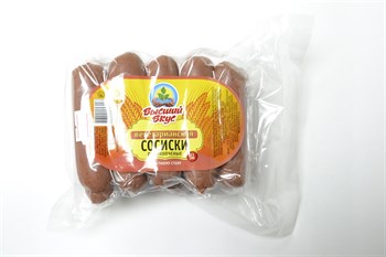 Сосиски полукопченые, 400г, Омск вво6