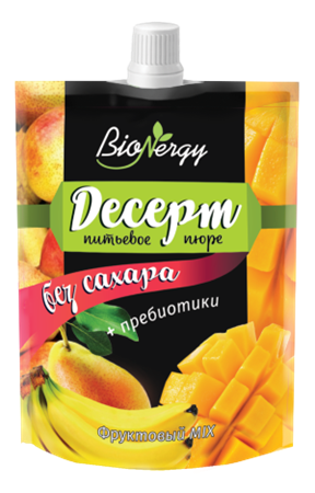 Десерт фруктовый Груша-банан-манго, 140 г, Сава сава3 - фото 16079