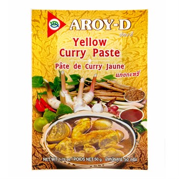 Паста карри желтая, 50г, AroyD пк5 - фото 16114