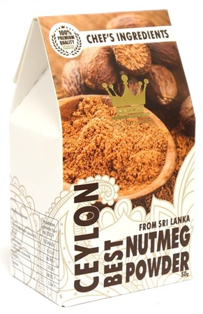 Мускатный орех молотый премиум, 50г, ШриЛанка  ср9 - фото 17061