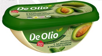 Крем De olio базилик с оливковым маслом 72,5%, 220г, Эфко эфко9 - фото 18219