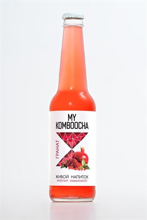 Комбуча Гранат, 0,33л, My komboocha komb6 - фото 18674