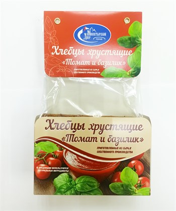 Хлебцы Томат и базилик, 250г, Монастырский двор мдв32 - фото 19543