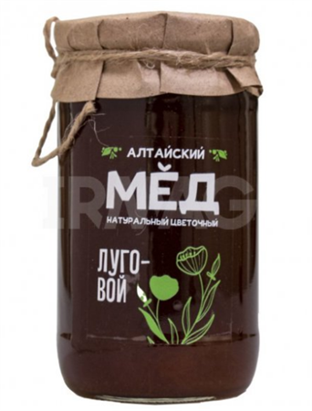 Мед Луговой, 450г, Гордость Алтая мед021