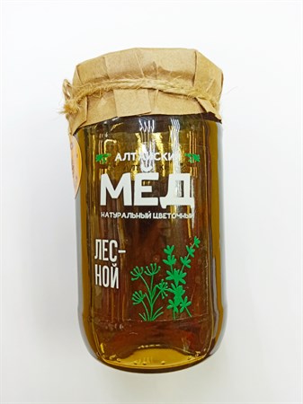 Мед Лесной, 450г, Гордость Алтая мед022