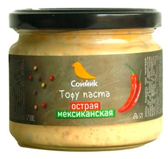 Тофу-паста острая мексиканская, 200г, Соймик сой44 - фото 19667