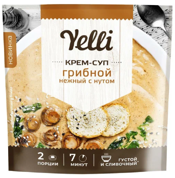 Крем-суп грибной с нутом, 70г, Ярмарка Кафе Йелли ярм039 - фото 19674