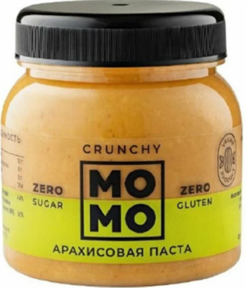 Арахисовая паста Crunchy  250гр. МоМо момо4-1 - фото 19769
