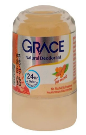 Дезодорант кристаллический Куркума, 70г, Grace грс3