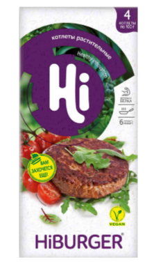 Котлета растительная Hi, 400г, Эфко эфко4 - фото 20419