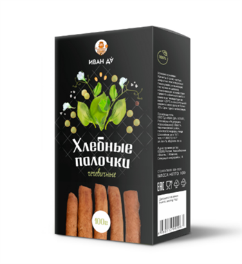 Хлебные палочки Чечевичные, 100г, Иван да ид52