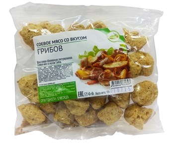 Соевое мясо со вкусом грибов, 100г, Сахарофф соя19