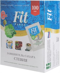 Заменитель сахара №14, 100 саше, ФитПарад фп7