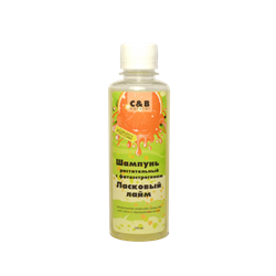Шампунь растительный Ласковый лайм, 200мл, VI-Cosmetics виай54