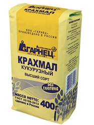 Крахмал кукурузный, 400г, Гарнец гар2