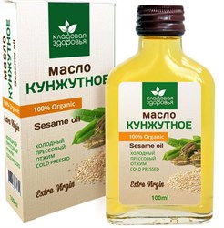 Масло кунжутное, 100мл, Кладовая здоровья актр11