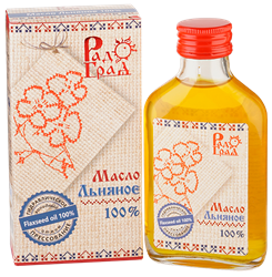 Масло льняное, 100мл, Радоград рдг07
