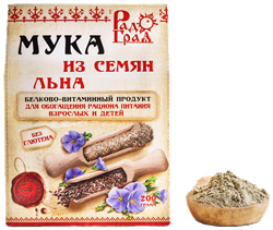 Мука льняная, 200г, Радоград