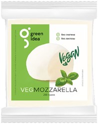 Сыр веганский Моцарелла, 200г, GreenIdea грайд3