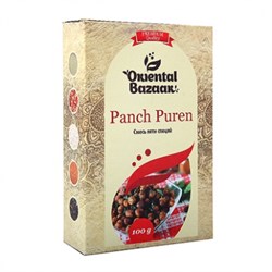 Смесь пяти специй Panch puren, 100 г, Шри Ганга