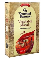Смесь специй для овощей Vegetable masala, 100 г, Шри Ганга