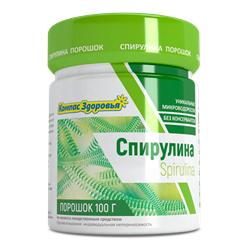 Спирулина порошок, 100г, КЗ кз271