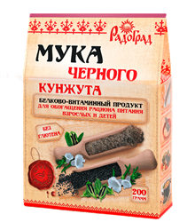 Мука кунжута черного, 200г, Радоград