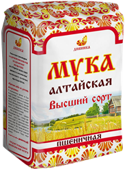 Мука пшеничная высший сорт, 2кг, Дивинка