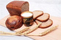 Хлеб замороженный бездрожжевой Дарья, 350г, Монастырский двор мдв17