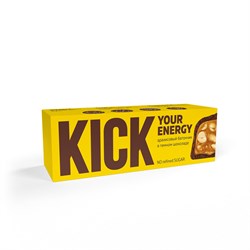 Батончик арахис в темном шоколаде, 45г, Kick кик2