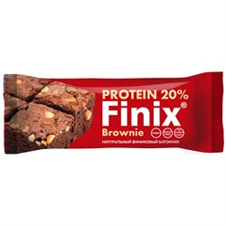Батончик финиковый с протеином Брауни, 30г, Finix