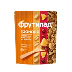 Гранола Арахис, ананас, клюква, 270г, Фрутилад фру18