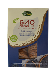 Биопеченье с маком, 150г, Грин злак гринзл4