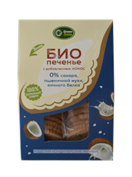 Биопеченье с кокосом, 150г, Грин злак гринзл3