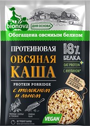 Каша овсяная протеиновая с толокном, 40г, Бионова нова13