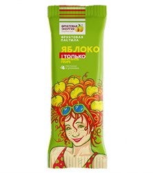 Пастила фруктовая Яблоко, 30г, Фруктовая энергия фру23