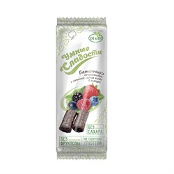 Батончики амарантовые с начинкой лесная ягода, 20г, Умные сладости ди4