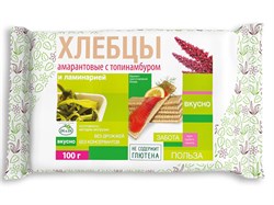 Хлебцы амарантовые с ламинарией, 100 г, Di&Di ди22