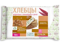 Хлебцы амарантовые с гречей, 100 г, Di&Di ди23