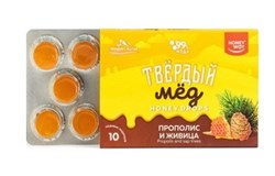 Твердый мед Прополис и живица, 30г