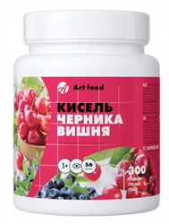 Кисель быстрорастворимый Черника-вишня, 300г, Артлайф арт29