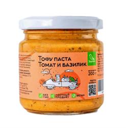Тофу-паста томат и базилик, 200г, Соймик сой42