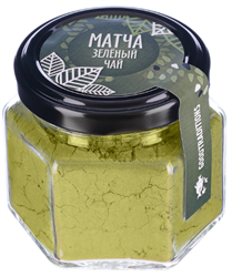 Чай матча зеленый стекло, 50г, Добрые традиции