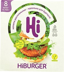 Котлета растительная Hi для бургера, 800г, Эфко эфко21