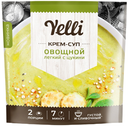 Крем-суп овощной с цукини, 70г, Ярмарка Кафе Йелли